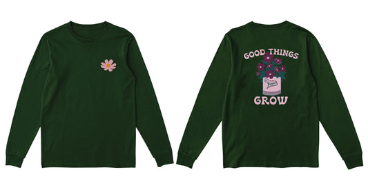 PREORDER- Good Things Grow Crewneck Sweater, Unisex Adult